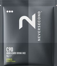 Boisson Énergétique Neversecond C90 High Carb Drink Mix Citron 94g