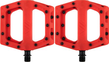 Paar DMR V11 Flat Pedalen Rood