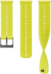 Bracelet de Montre Suunto Athletic 6 Silicone 22mm S+M Jaune Lime