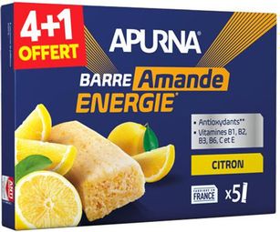 Energy Bar Apurna Limón-Almendra 5x25g