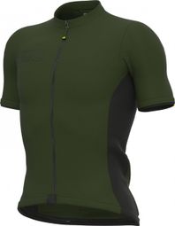 Maillot Alé Color Block manga corta verde oliva