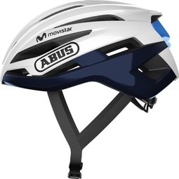 Casque Abus StormChaser Movistar Team 2020 Bleu / Blanc