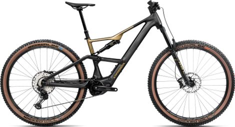 Orbea Rise SL H20 MTB eléctrica de suspensión total Shimano Deore XT/SLX 12S 630 Wh 29'' Negro diamante Verde oliva salpicado 2025