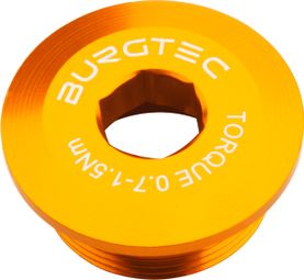 Self-Extracting Bottom Bracket Screw Burgtec Shimano Crank Bolt for Shimano XTR/XT/SLX/LX/Deore/Saint/Zee/E-Bike Iron Bro Orange