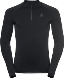 Odlo Performance Warm Eco Grey 1/2 Zip Long Sleeve Jersey