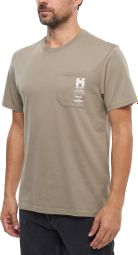 Millet Compagnie des Guides de Chamonix Beige Men's T-Shirt