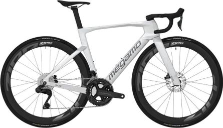 Rennrad Megamo Pulse 05 CW Shimano Ultegra Di2 12V 700 mm Weiß Marble 2027