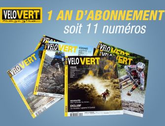 Abonnement 1 an à Velovert. Livraison FRANCE
