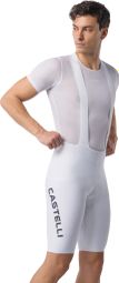 Castelli Free Aero Race korte fietsbroek wit/zwart voor heren