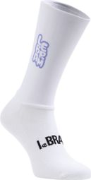 Paire de Chaussettes Aéro LeBram Race Édition Limitée Blanc 2025