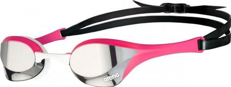 ARENA Cobra Ultra Swipe Mirror  - Silver Pink - Lunette Natation Rose Verres Argent