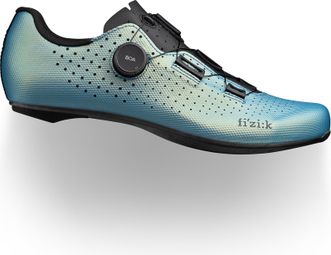 Chaussures Route Fizik Tempo Decos Carbone Bleu Irisé