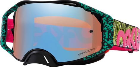 Máscara Oakley Airbrake MX Bengal Venom / Lentes Prizm Sapphire / Ref: OO7046-F8