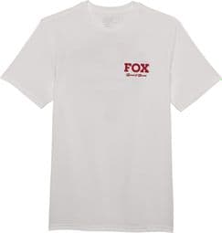 T-Shirt Manches Courtes Fox Speed & Service Blanc