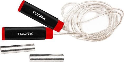 Corde à sauter rapide en acier avec poignées Soft Touch TOORX PRO AHF-058