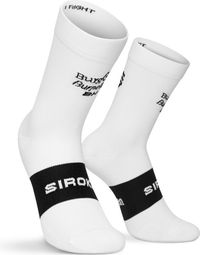 Chaussettes vélo Burgos Burpellet BH x Siroko Homme et Femme BBBH 26 S1 White B