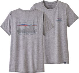 Camiseta Patagonia W's Cap Cool Daily Graphic Gris