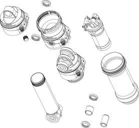 Rockshox SidLuxe 27.5-35mm damping chamber