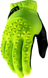 Guantes largos 100% Geomatic Fluo amarillo