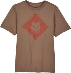 Leo Premium Kurzarm T-Shirt Kinder Beige