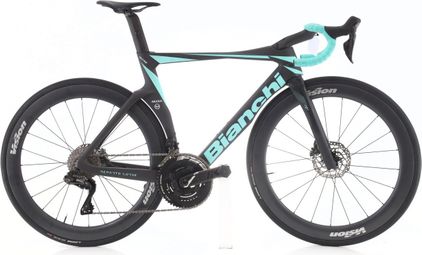 Produit reconditionné · Bianchi Oltre RC Arkea Team Di2 12V · Noir / Vélo de route | Très bon état