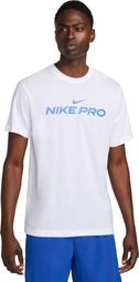 Maillot de manga corta Nike Pro Blanco Hombre