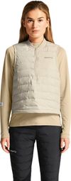 Damesmarcel SubZ Beige Mouwloos 1/2 Rits Vest