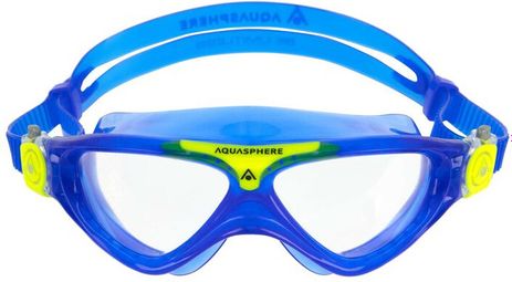 Aquasphere Vista Junior Swim Goggles Blue Yellow