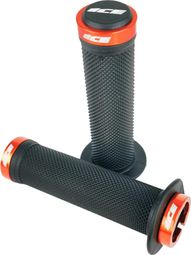 Ice Fury Grips Lock-on Zwart/Rood