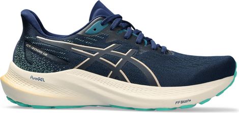 Chaussures de Running Femme Asics GT-2000 12 Bleu Beige