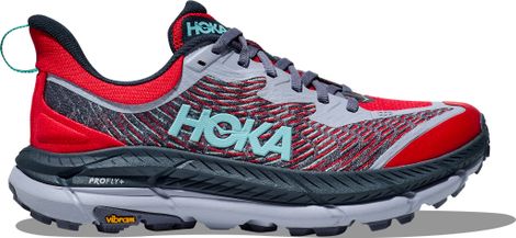 Hoka Mafate Speed 4 Trailrunning-Schuhe Rot/Blau/Schwarz für Männer