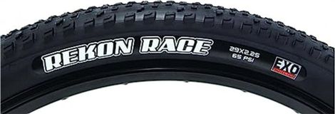 Pneu Maxxis Rekon Race 60 Tpi Tubular 29´´X 2.25 Rigid VTT  Noir 29´´x 2.25