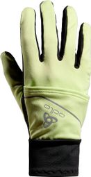 Winterhandschuhe Unisex Odlo Intensity Cover Safety Light Schwarz/Grün