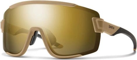 Smith Wildcat Brille Matt Schwarz - ChromaPop Sun Black Gold Mirror