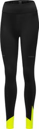 Dames Run Gore Wear Concurve Thermo Tights 2.0 Zwart/Fluo