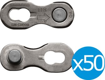 Doos met 50 Shimano SM-CN900 11V Silver Quick releases