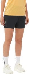 Short 2-en-1 Salomon SHKout Core 4in Noir Femme