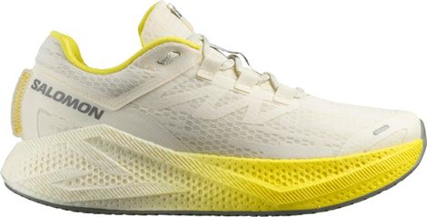 Salomon Aero Glide 3 Running Shoes White/Yellow Men