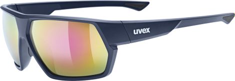 Uvex Sportstyle 238-bril Deep Space/Rood Spiegel