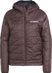 adidas Terrex Multi Insulated Women's Thermal Jacket Marrone