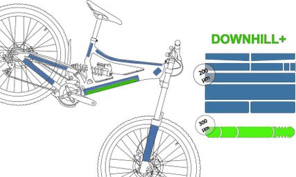 Kit de Protection ClearProtect Pack XXL Downhill+ Transparent Brillant