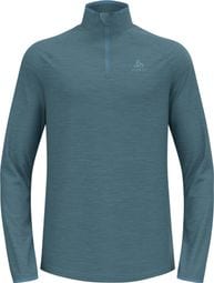 Pull Manches Longues Odlo 1/2 Zip Run Easy Bleu