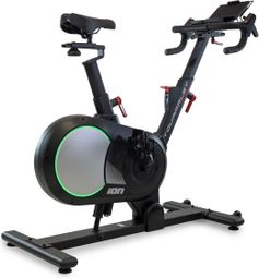 Vélo Smart Bike ION Fitness Tourmalet Alpine – Volant d'inertie 16 kg – 16 Niveaux d'inclinaison – LCD – Poids maximal utilisateur 110kg – Apps