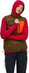 Peak Performance Helium Utility Down Oranje mouwloos donsjack voor dames