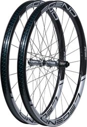 Paire de Roues Carbone 35P RS5 Route Disc R27 / 700mm / 12x100-12x142mm / centerlock / Shimano