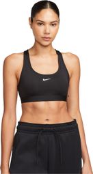 Nike Swoosh Light Support Bra Zwart