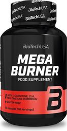 Mega Burner (90 Caps) - Biotech Usa -  Brûleurs De Graisse