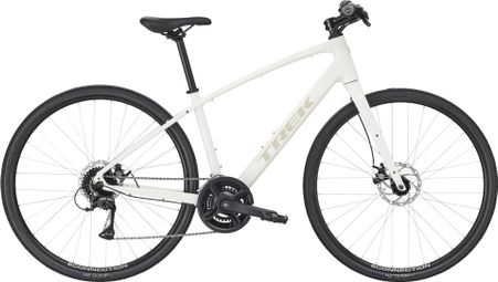 Vélo Fitness Trek FX 1 Stepover Shimano Acera 8V 700 mm Blanc Gén. 4