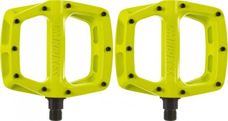 DMR V8 Lime Flat Pedal Pair