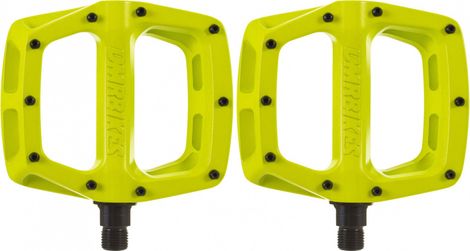 DMR V8 Lime Flat Pedal Pair